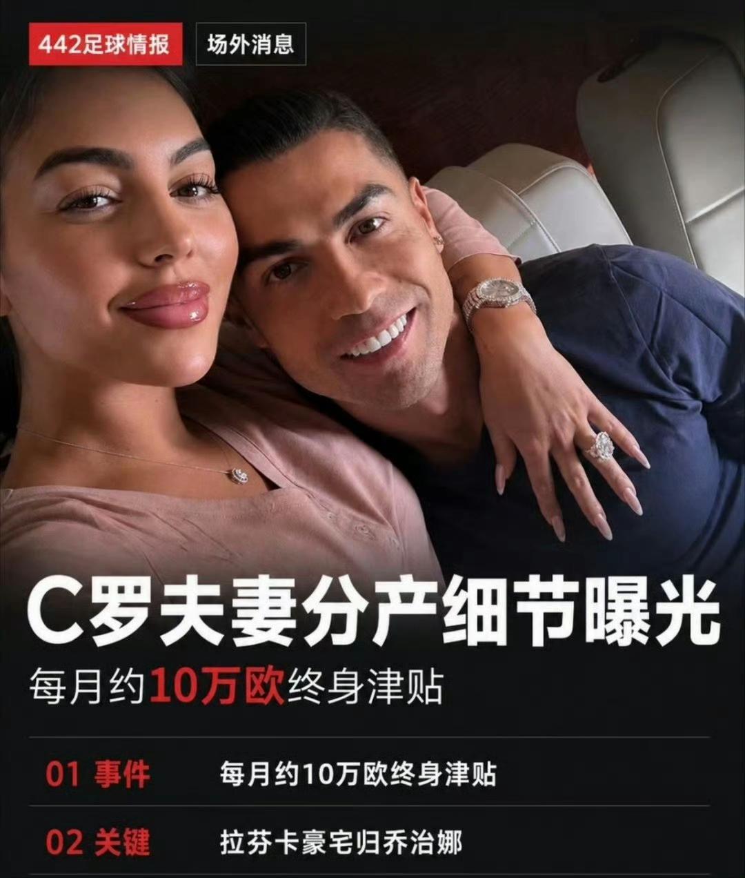 C罗的婚礼这么神秘？婚前协议明显有利于C罗……
前几天，C罗在位于卡斯凯什价值3