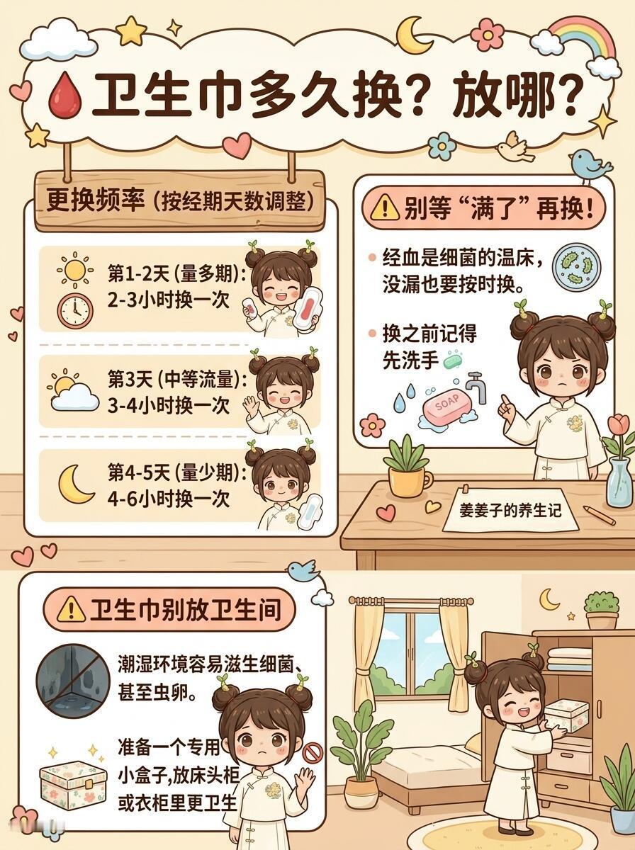 没人教过的经期卫生必修课，这些事应该做对。益生菌到底是什么？图解一下赵露思自由点