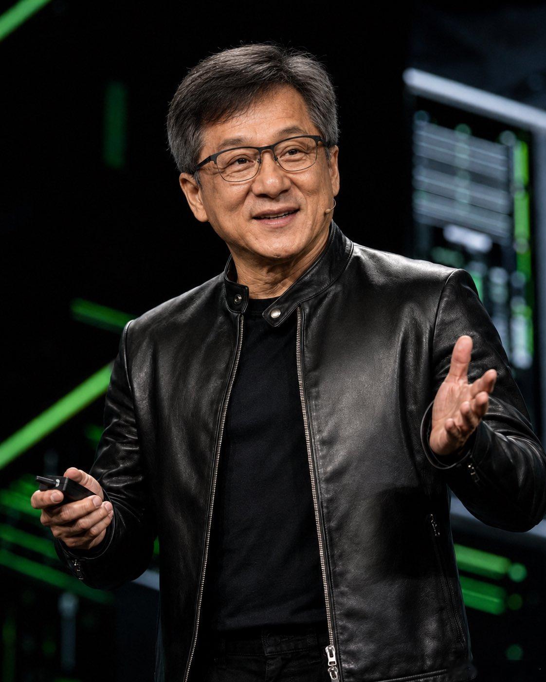 嗯？成龙演黄仁勋？ 