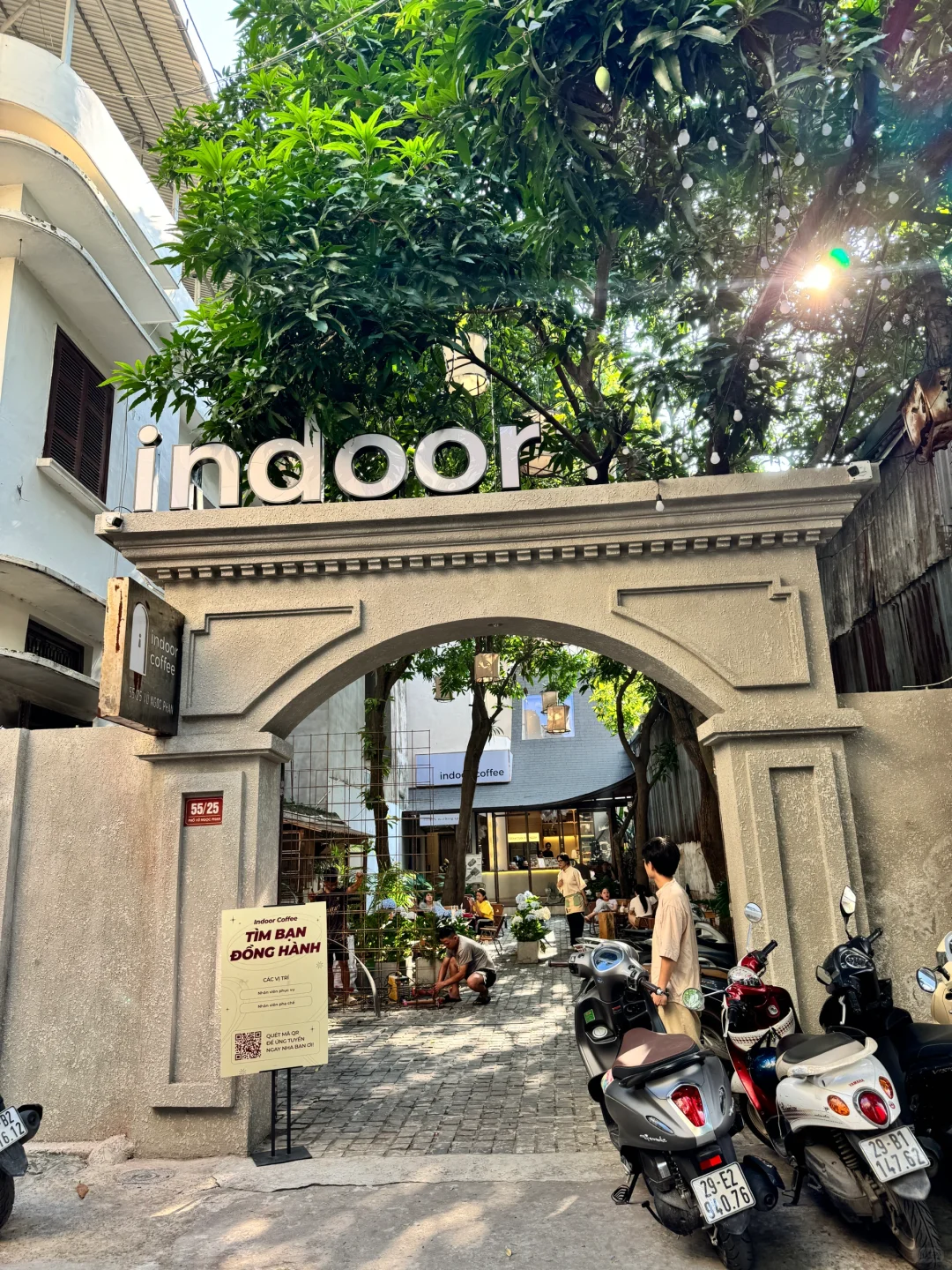 越南🇻🇳河内 庭院式休闲咖啡厅