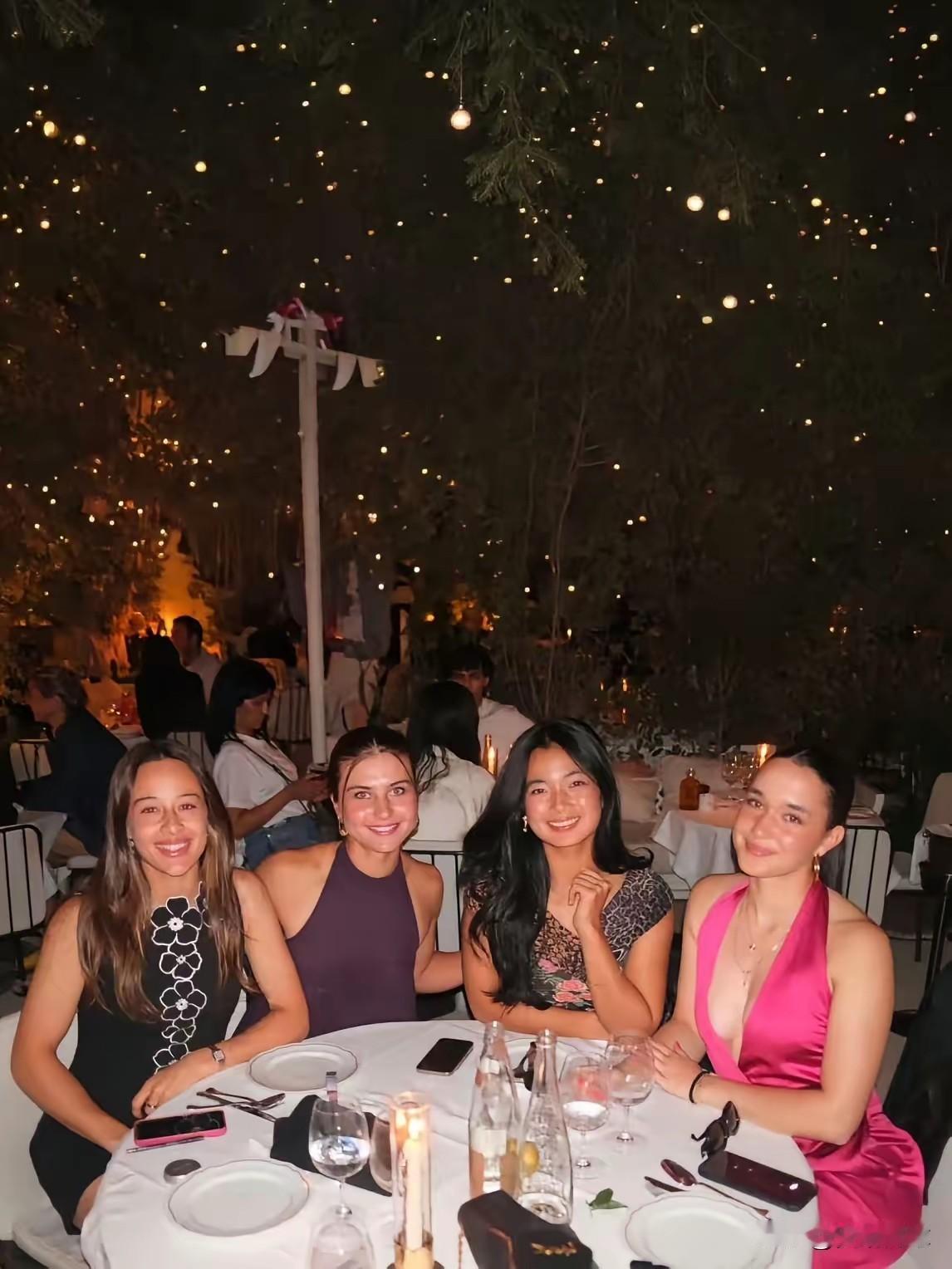 WTA巡回赛四姐妹
🇹🇷森梅兹，🇺🇸约维奇，🇵🇭伊埃拉，那个是谁？