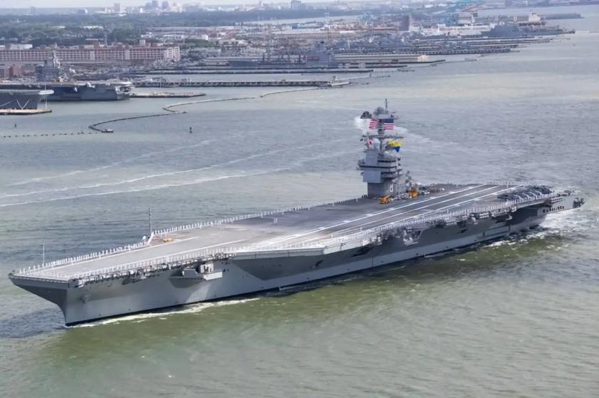 【美海军计划测试“浮动核电站”：将用福特级航母为诺福克海军基地供电】5月30日，