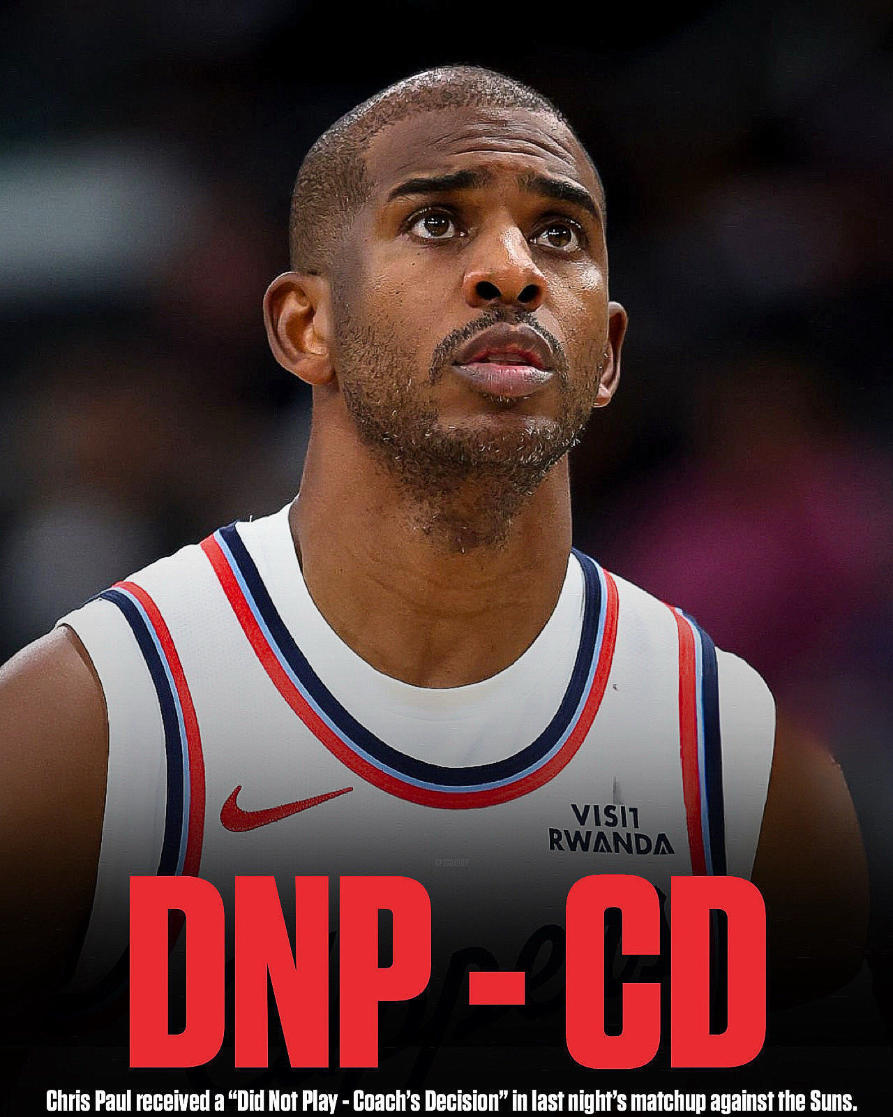 快船5连败前10场3胜7负西部第13保罗连续两场DNP之前的8场场均12.9分钟