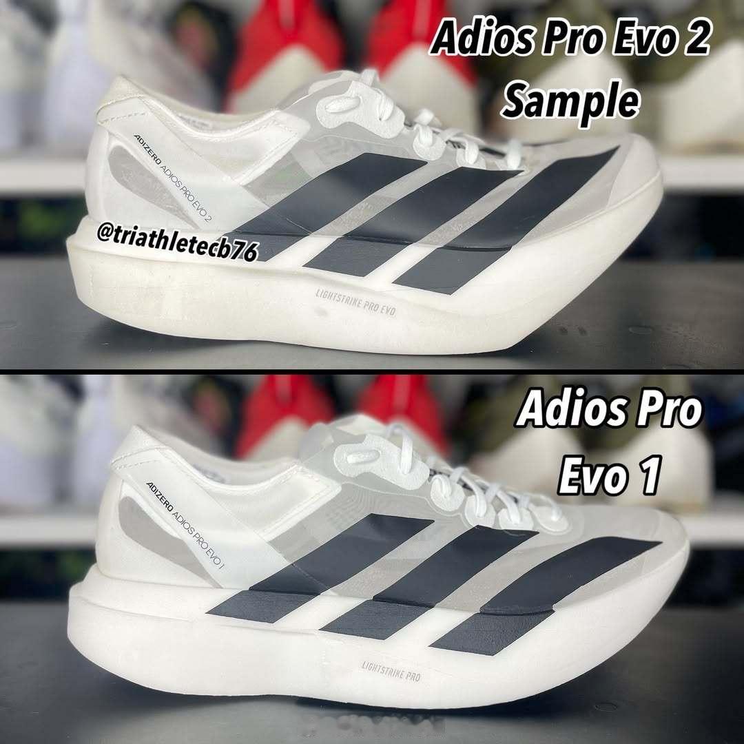 阿迪达斯 adidas Adizero adios Pro Evo 1、2代对比