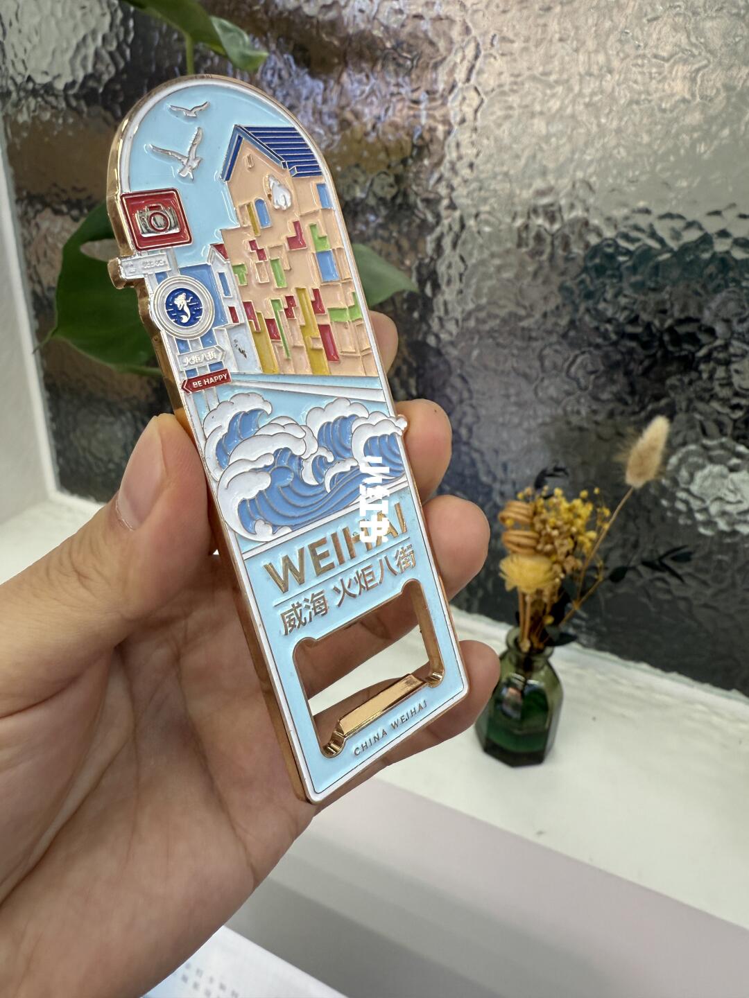威海文创冰箱贴、喔喔，好玩又好看
