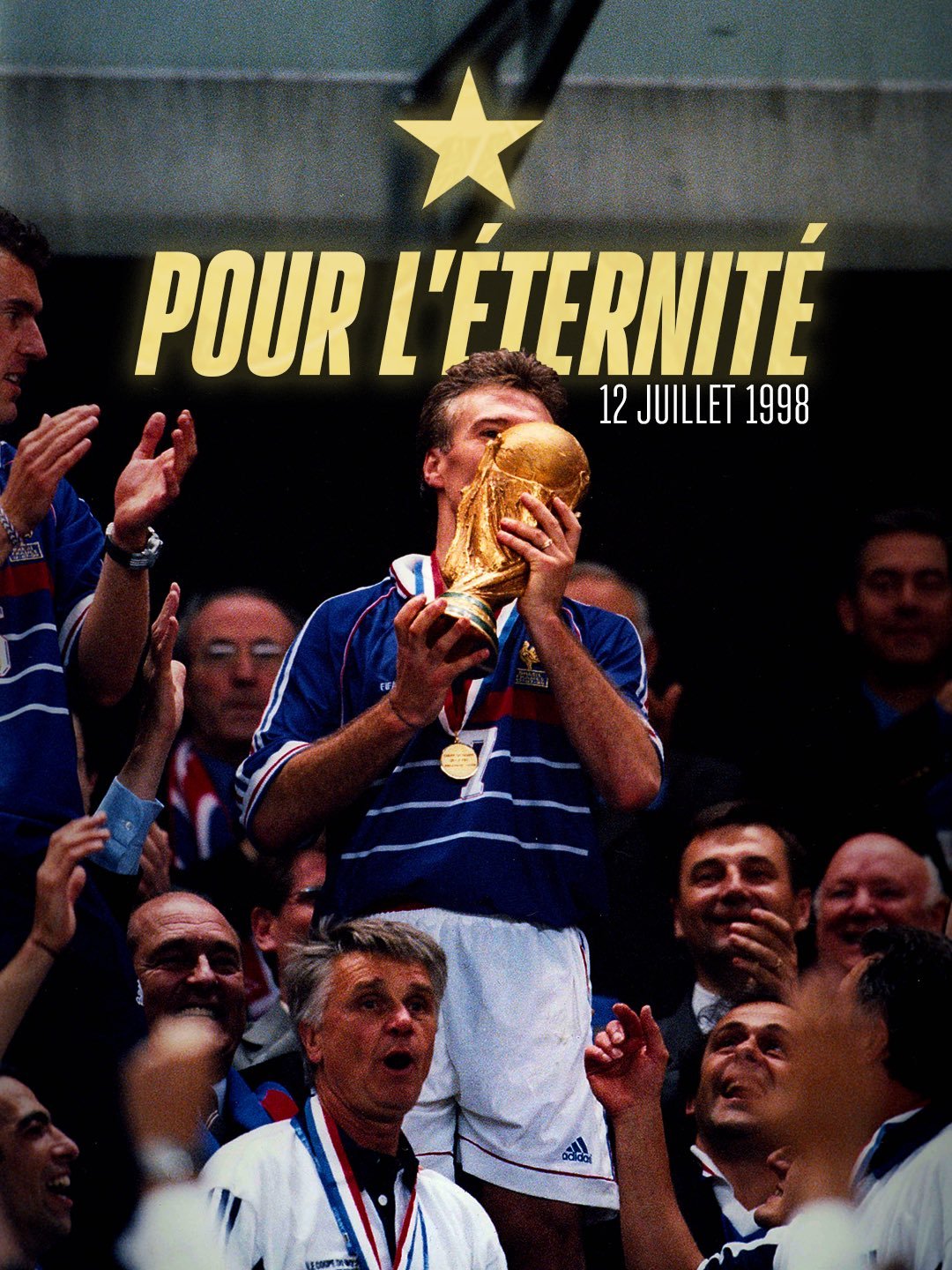 永恒的一夜 🥂🇫🇷 28年前，1998年7月12日，法国书写了其历史上最辉