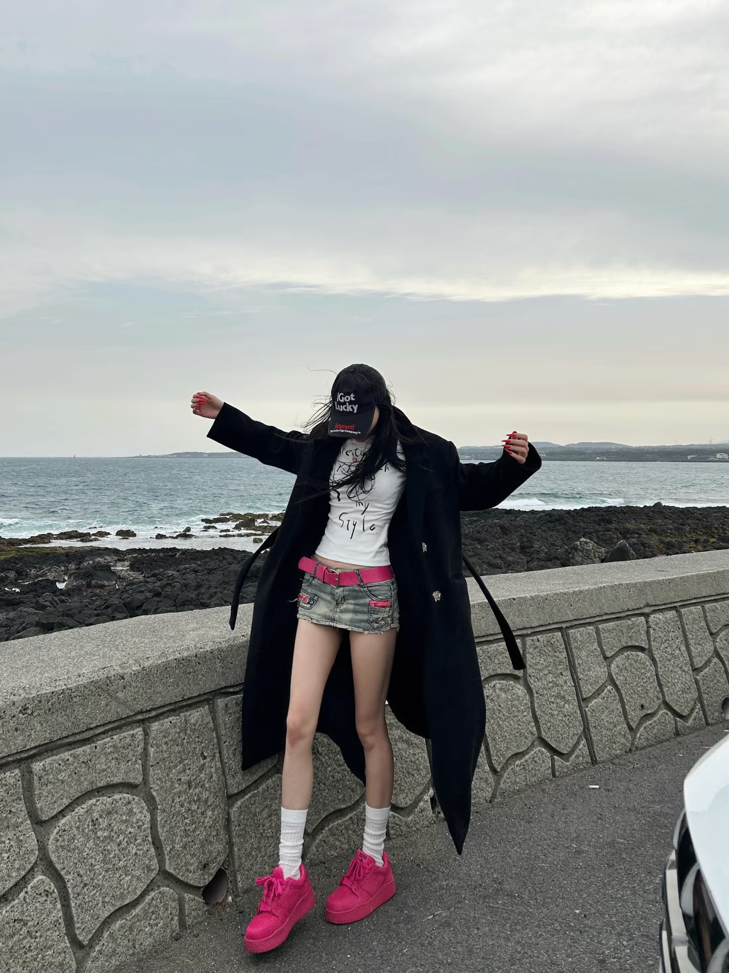 济州岛的风好大