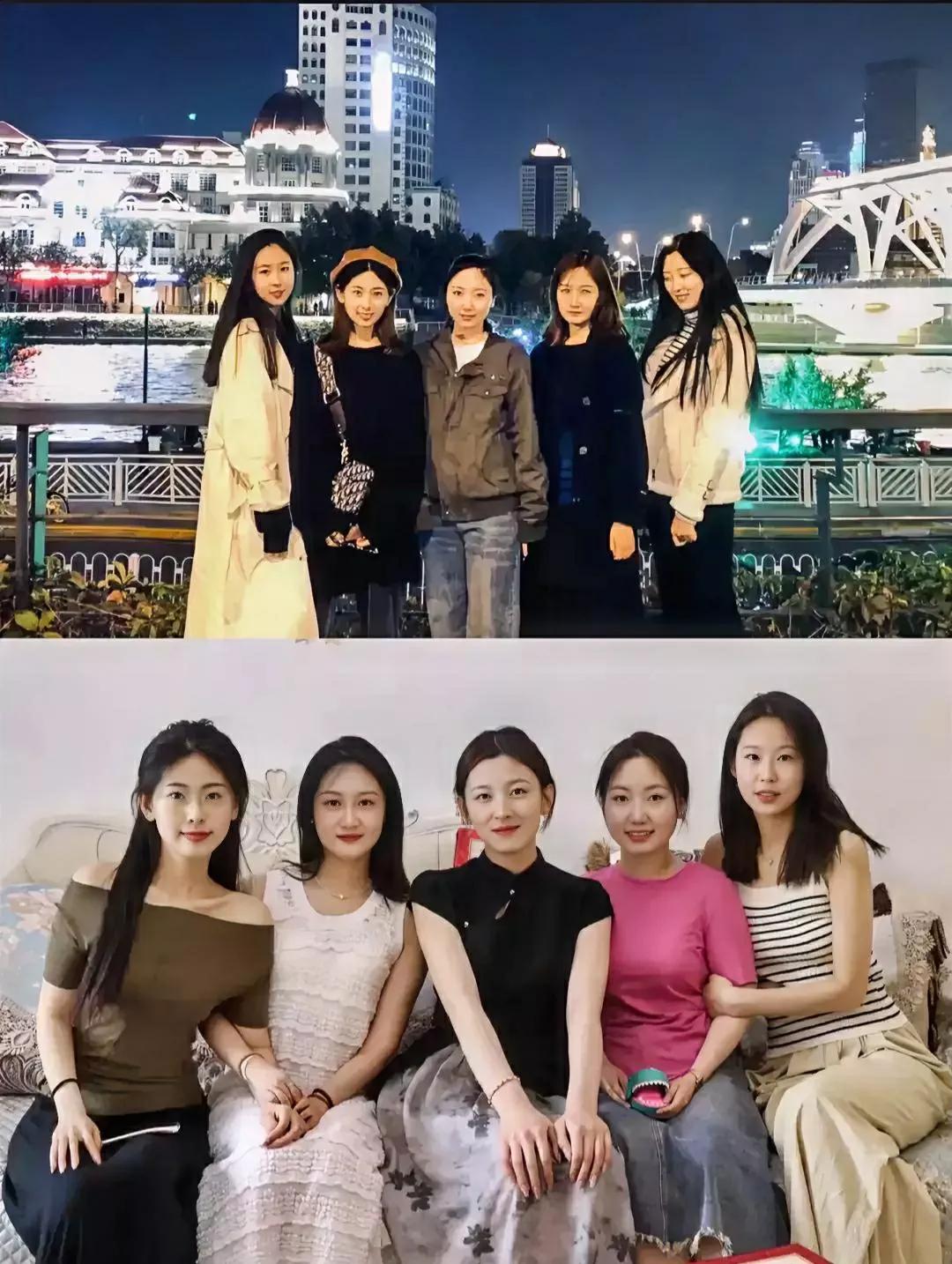 大学刚毕业和4年后的样子。越来越会打扮了。