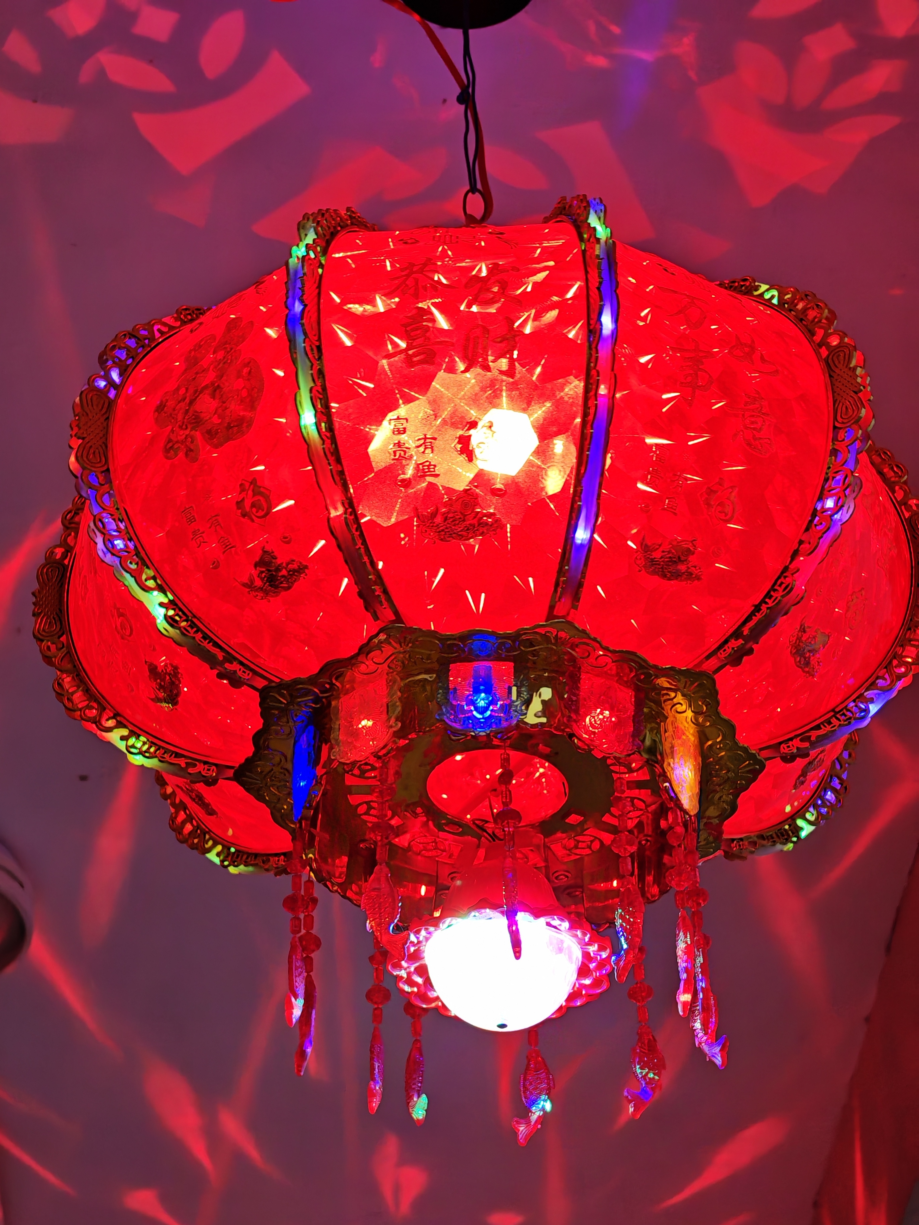 大红灯笼高高挂，蛇年一起发财！ 