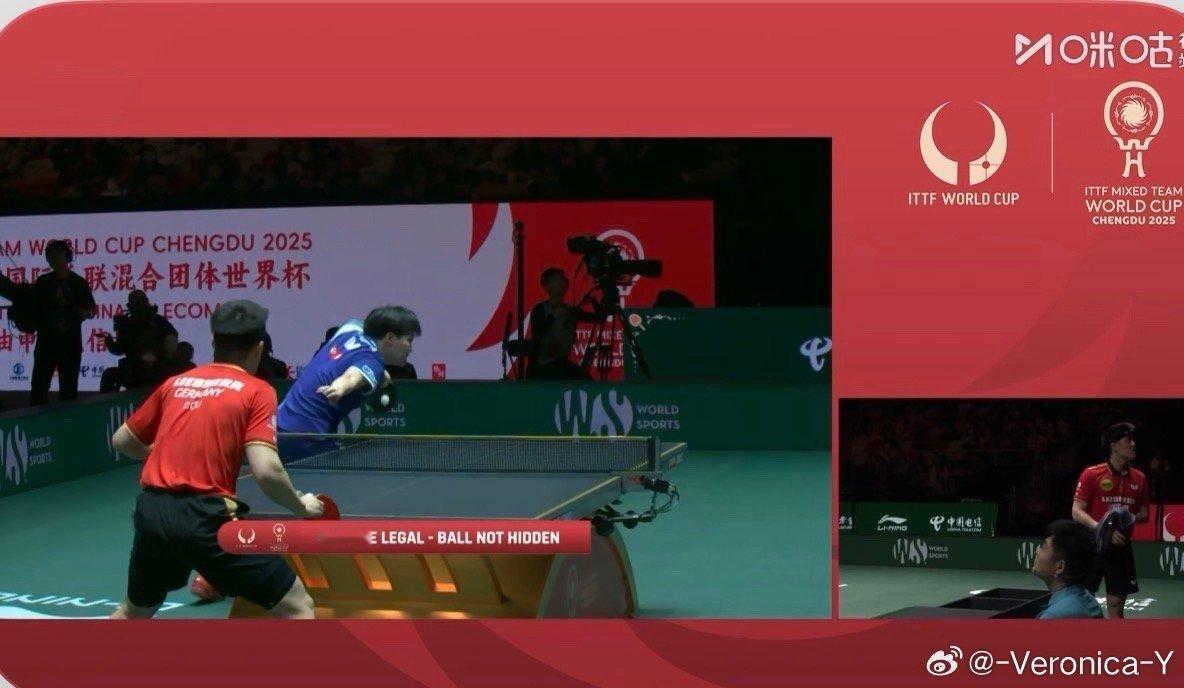 邱党挑战松岛辉空遮挡挑战失败其实这个球就应该是回抛了