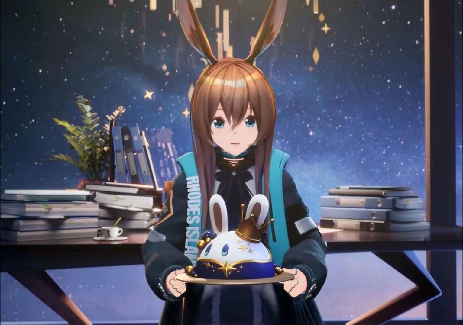 即便已经不在罗德岛舰上，但是我还是想对兔兔说一声，生日快乐