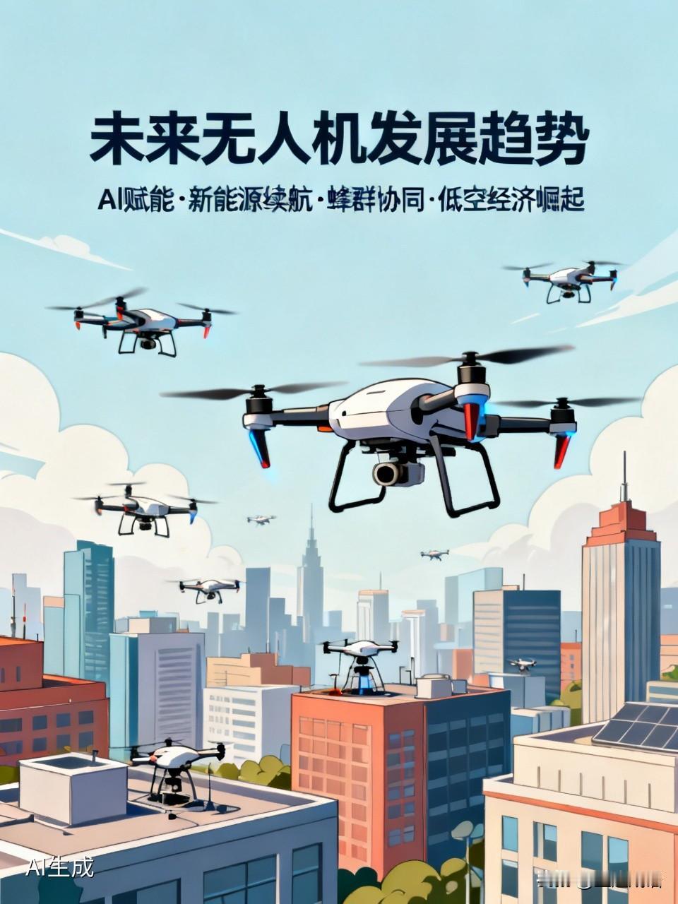 无人机行业迎来全新变革浪潮，AI赋能实现全自动智能飞行，轻松自主避障规划航线。新