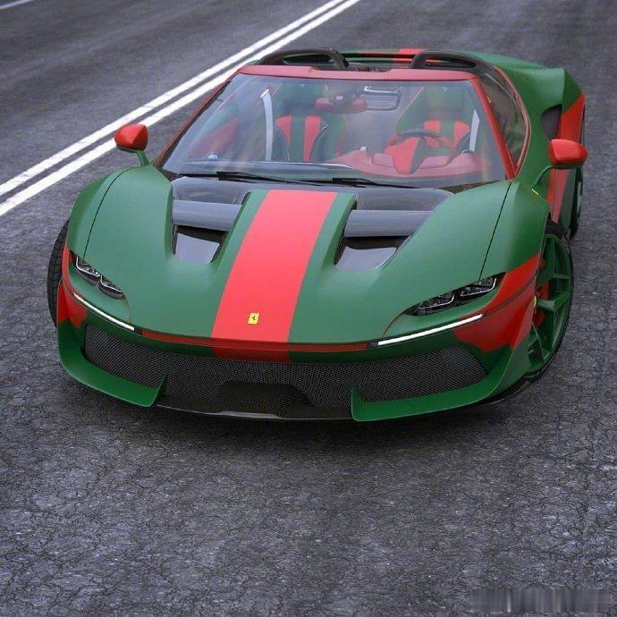 改装车之法拉利Ferrari J50，颜色搭配如何？ ​​​