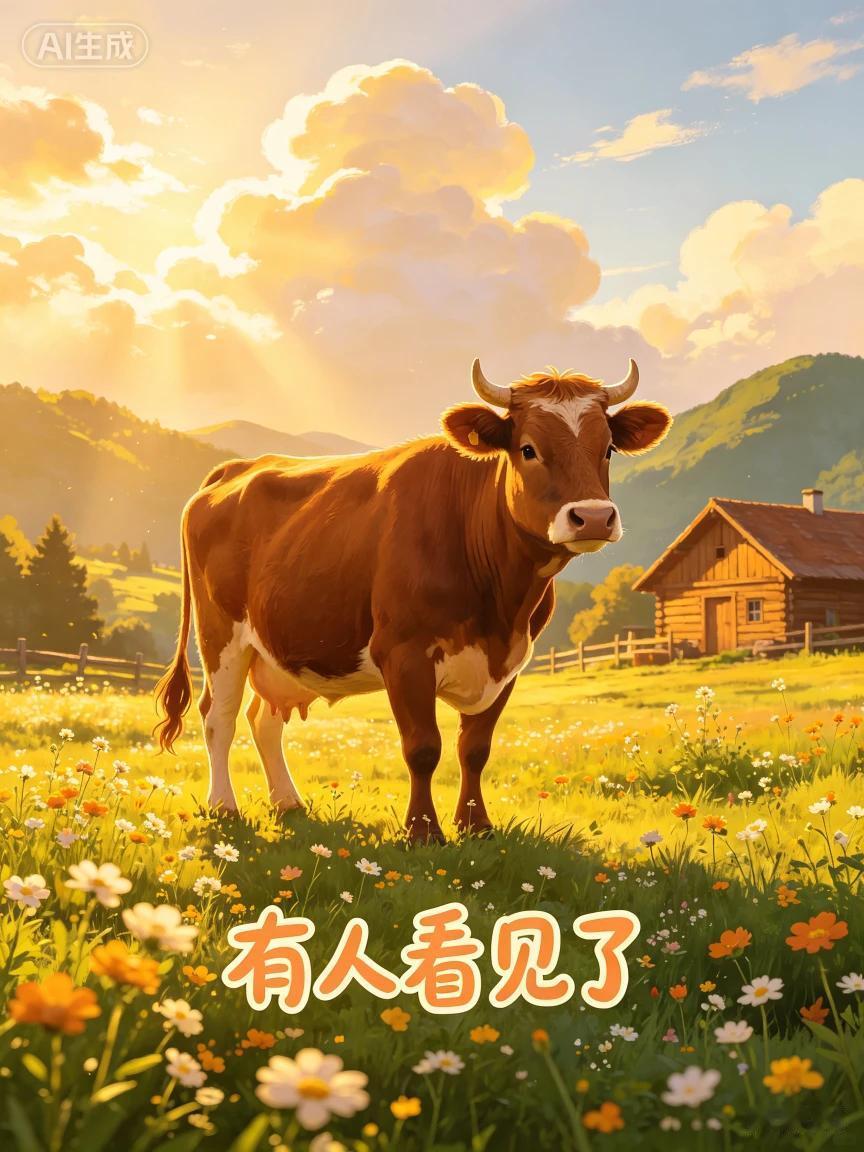 属牛的朋友，评论区扣“我放下了”！有人看见你肩上已经很多了，不用再扛了！🐮🙏