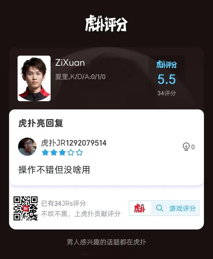 虎扑选手评分热议——中国济南RW侠#drg战胜rw##2023王者世冠kic##
