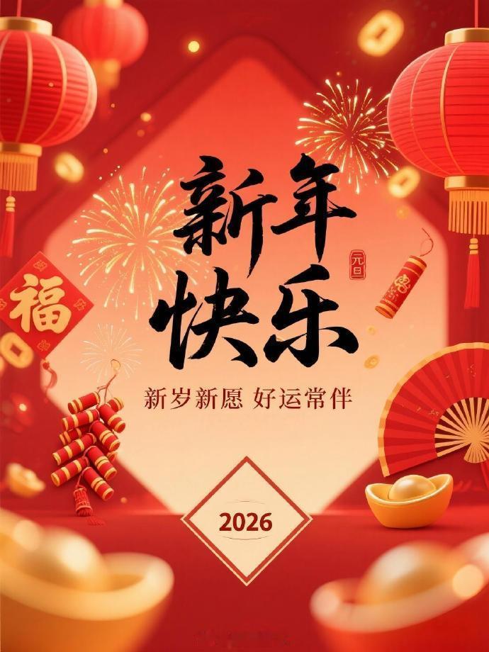 2026跨年 新的一年已经到来，感谢新老朋友在过去日子里一路的陪伴和支持！祝我们