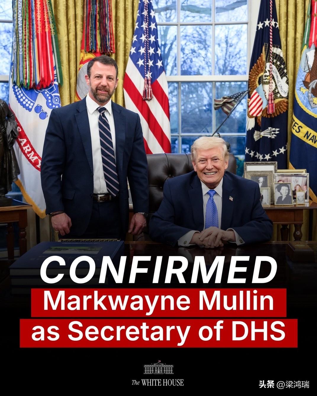 美国参议院于 2026年3月23日 正式通过了对穆林的提名投票，穆林此前担任代表