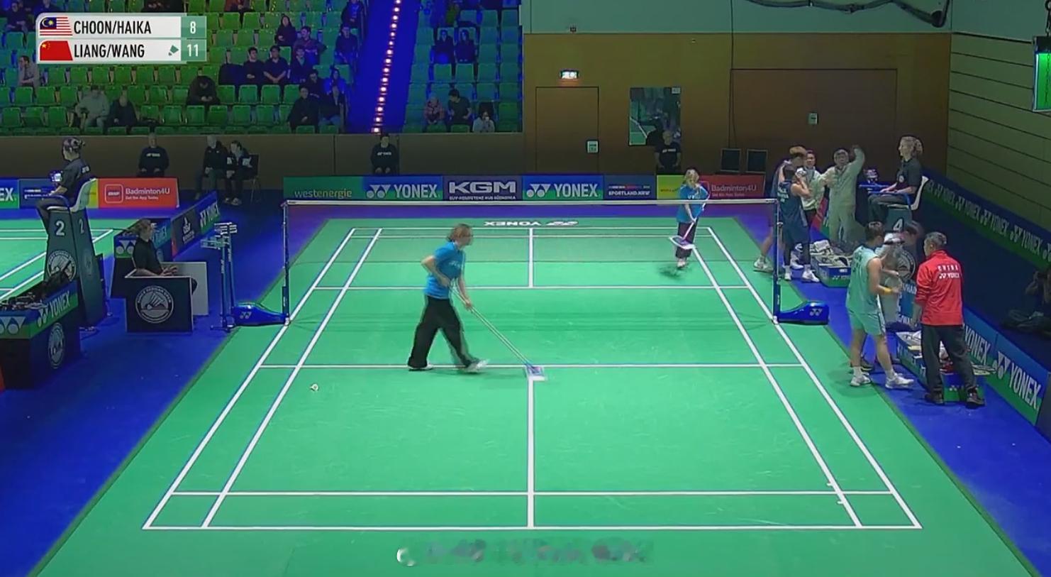 男双 1/16赛 钟鸿健 / 海卡尔 8-11 梁伟铿(2) / 王昶2026年