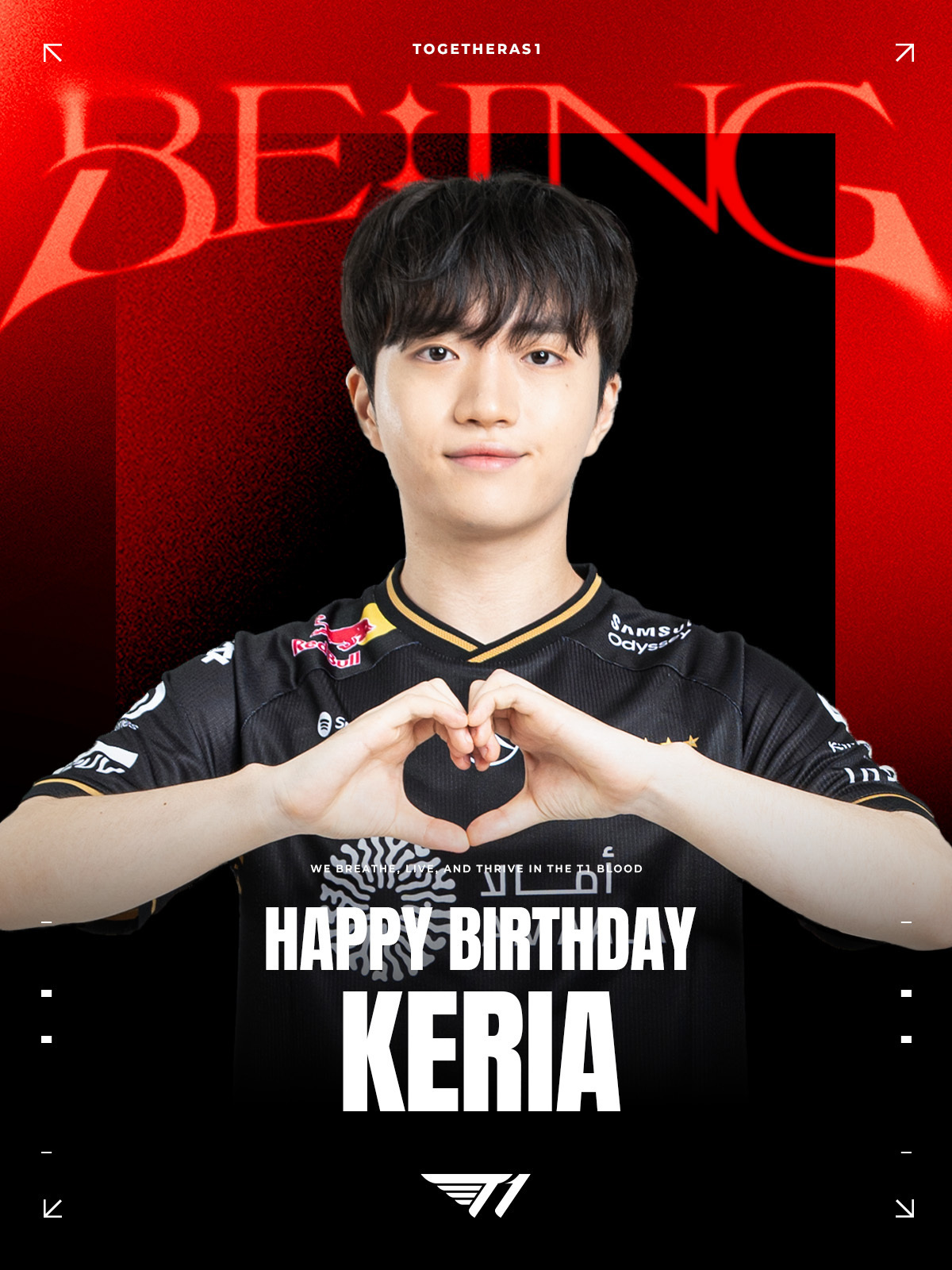 Keria选手生日快乐！比赛加油[打call]英雄联盟s15英雄联盟 ​​​