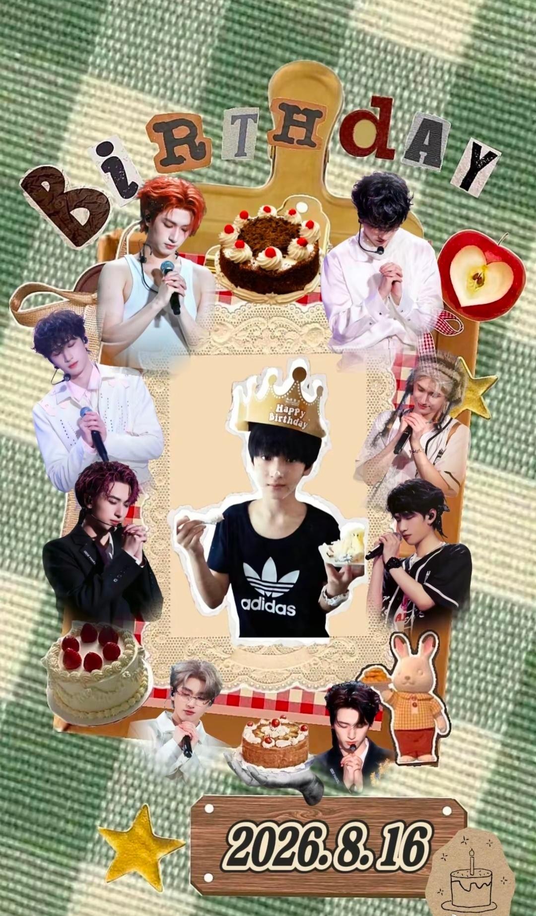 一步一步走过我昨天的孩子气⁰⁸¹⁶
​22岁的严浩翔生日快乐🎂
​♡.🐾約定