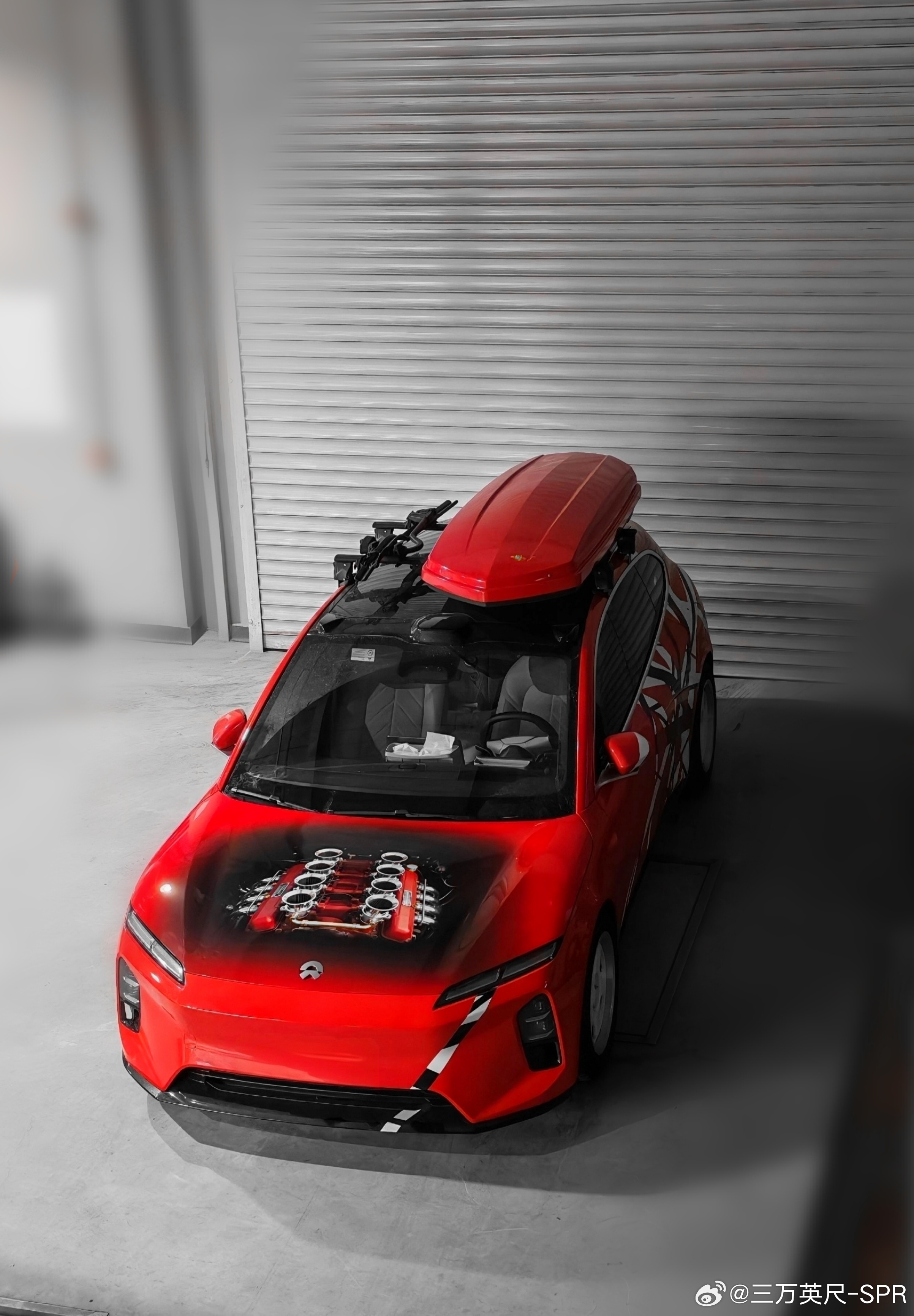 8喉直吸的V8蔚来V8 inside 