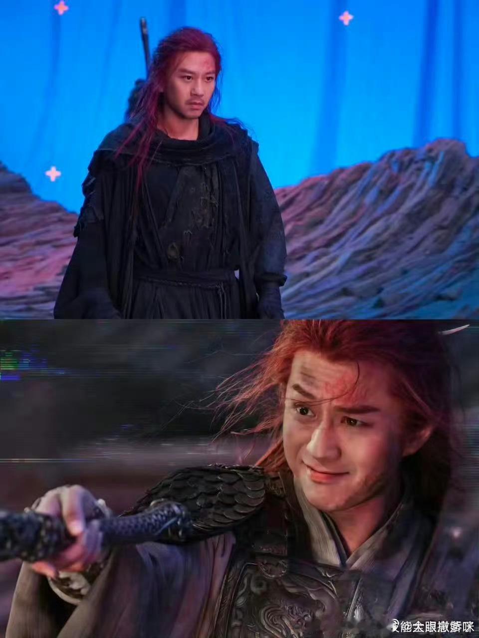 邓超神图这不就来了 超哥新角色好绝！红发血瞳满是杀气，和显眼包反差大，颜粉狂喜！