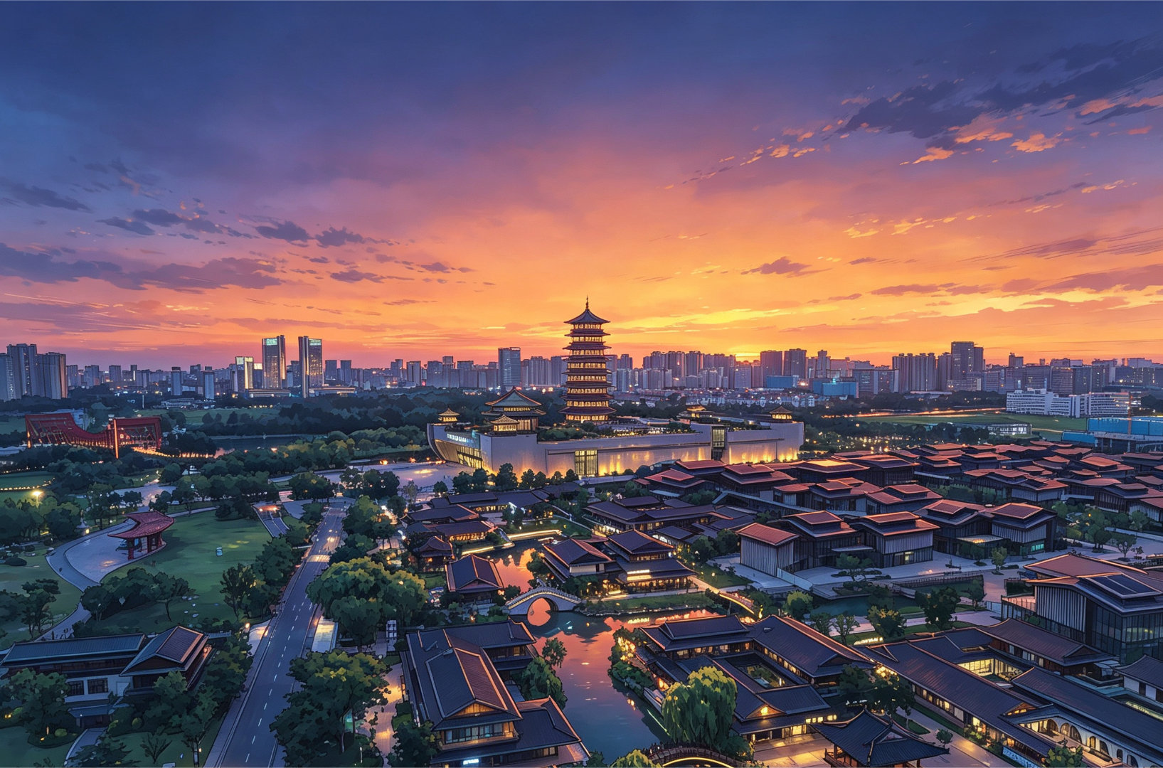 晚霞满天的感觉，真好晚霞