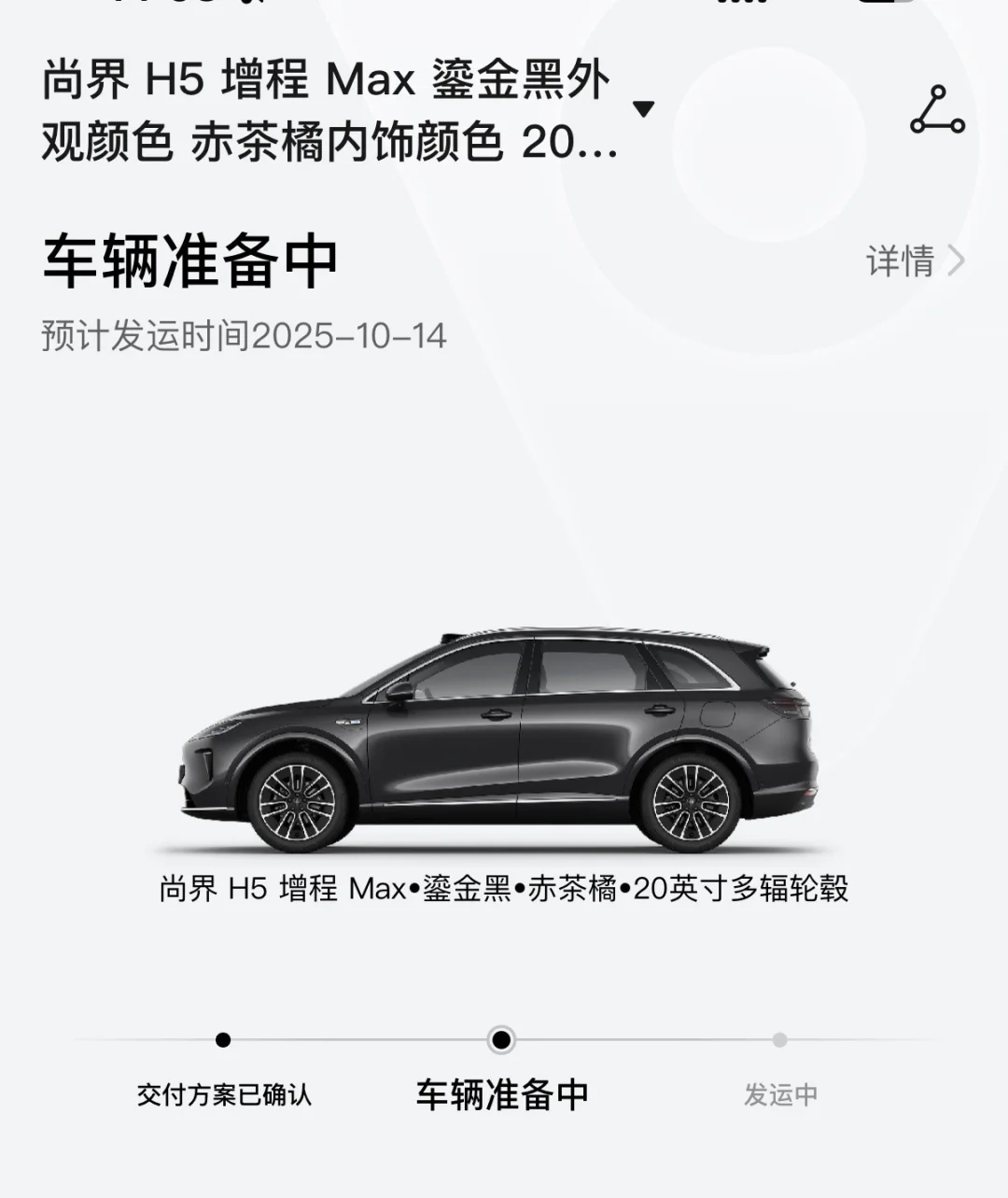 买尚界H5的朋友，你们提到车了吗？