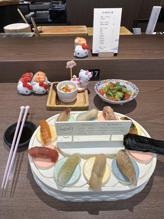 北京蕞可爱的1人食。。🥹kitty回转🍣！！