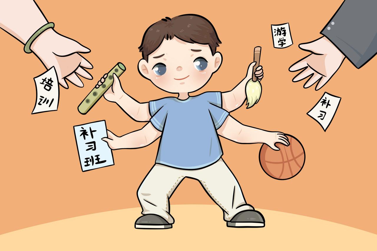 有余力再做拓展，计划完不成，能做多少算多少，别太鸡娃

给孩子定了不少计划，排得