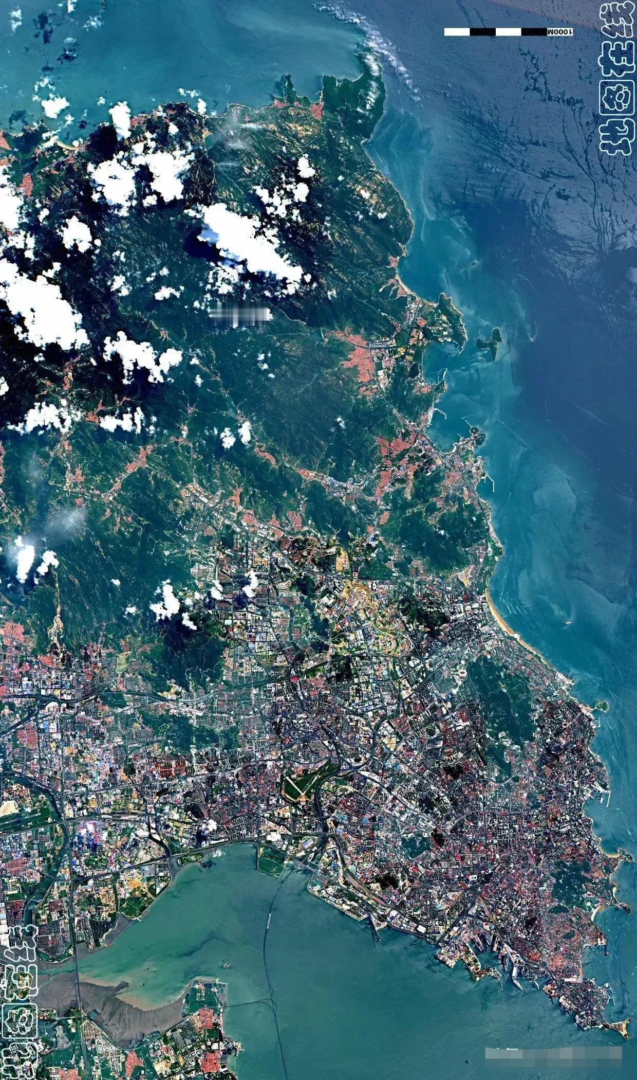 山东省青岛市最近卫星图（10）