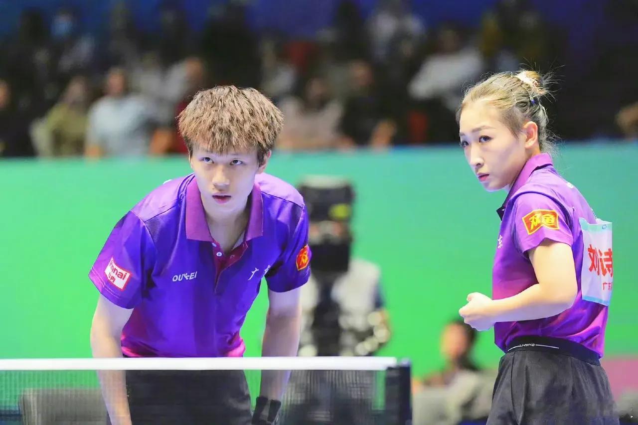 林高远/刘诗雯一起训练混双，备战全运会，最新的世界排名林高远已经掉落到40名，以