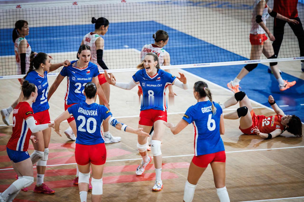 【技术统计】2026年世界女排联赛第二周菲律宾帕西格站日本女排3-0捷克女排（2