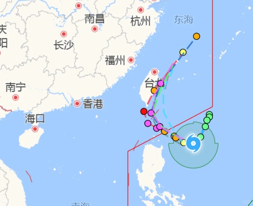 台风山陀儿预报