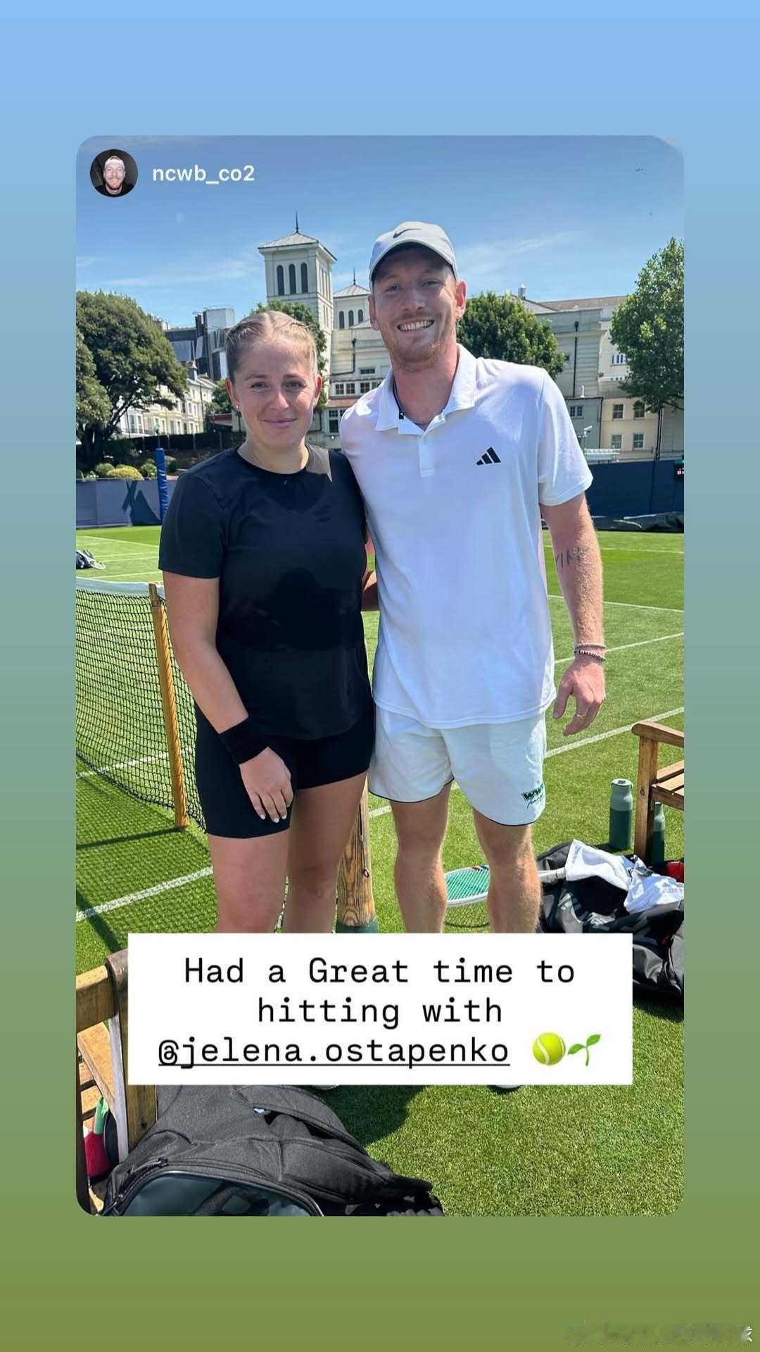 你圆终于在草地上开练了温网2026wta