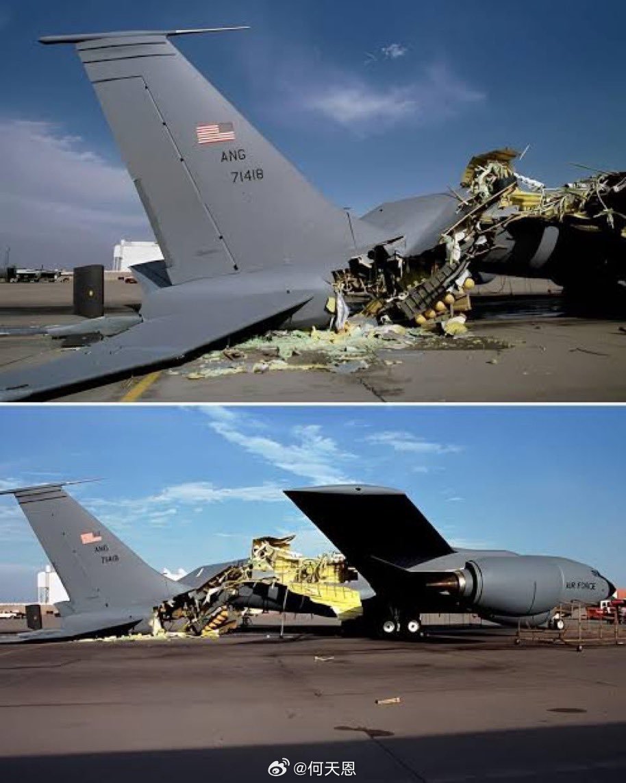 伊朗正在戳穿美国……五架美国空军的加油机在沙特阿拉伯的苏丹王子空军基地遭到了地面