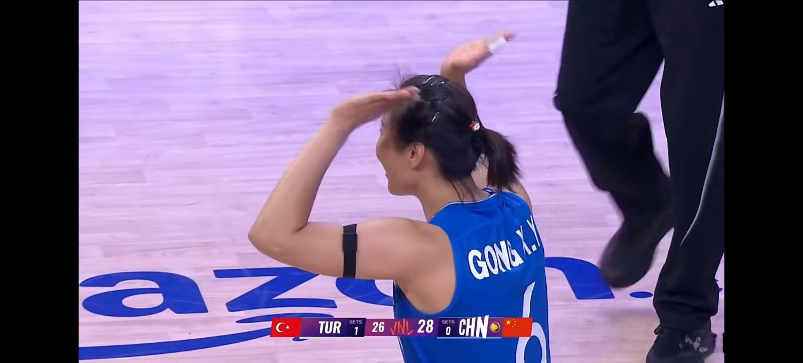 中国女排VS土耳其女排 大逆转！最后阶段打到好啊！但是没有绝对强点就怕随时爆炸