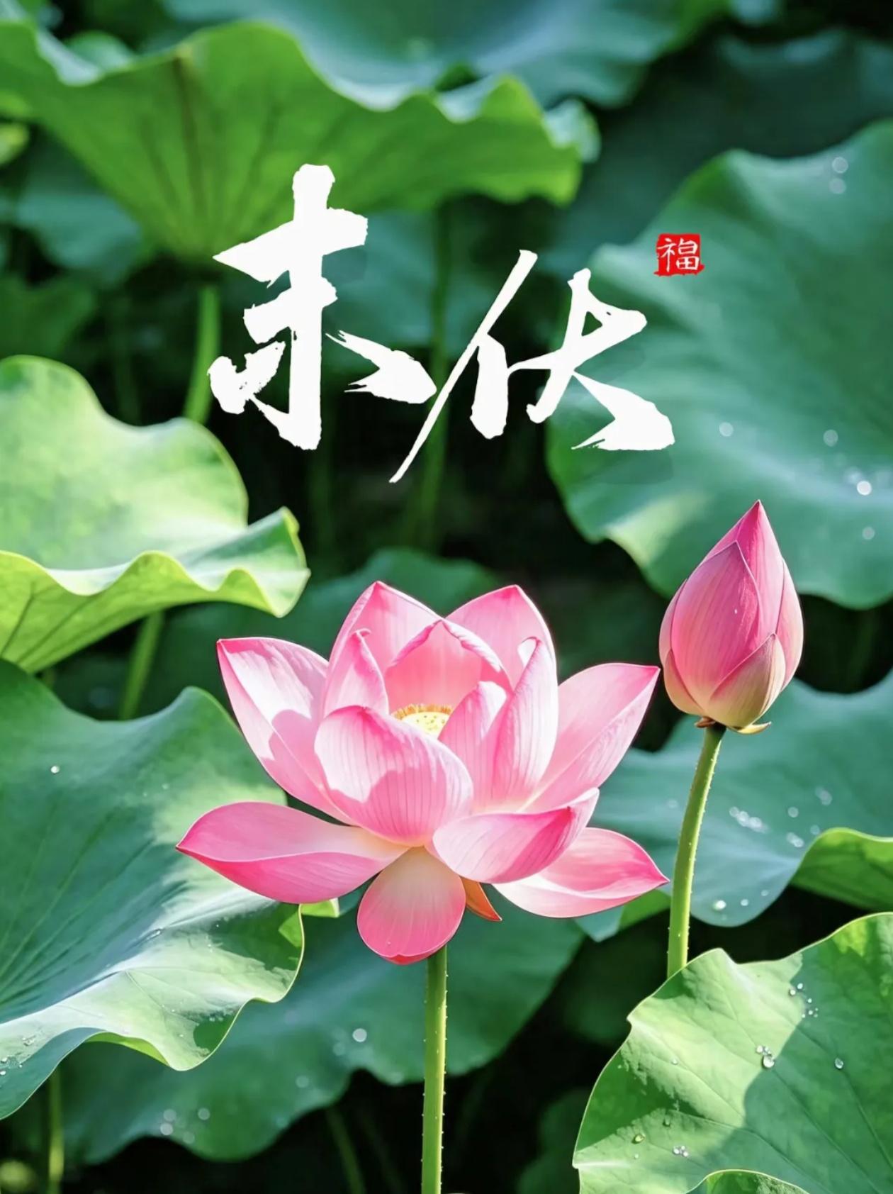 [福]2026./8月14日，周五逢末伏，新秋藏雅韵，百事尽安康[福]
 
[彩