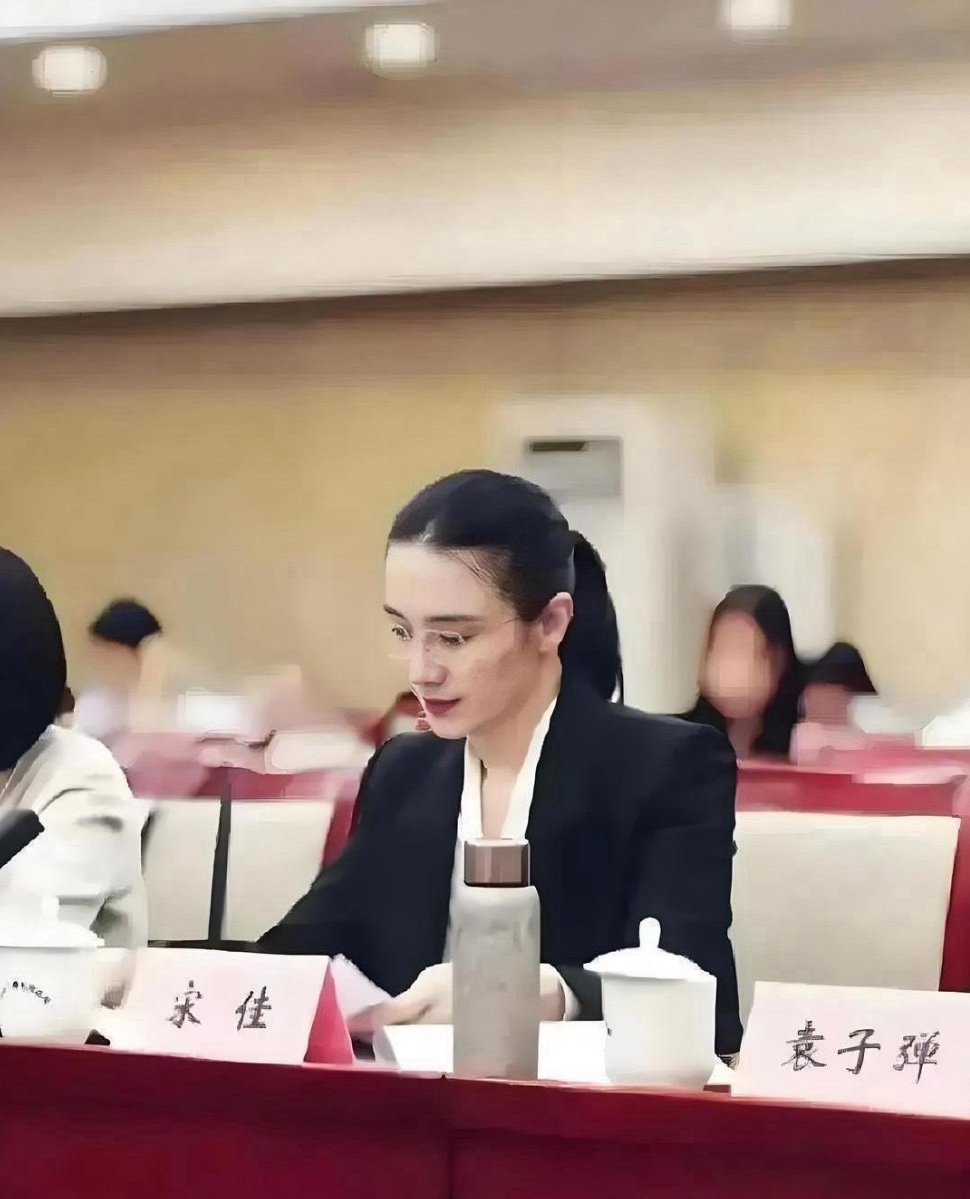 本以为宋佳的美貌已经无敌了，看看旁边，宋佳还是低调了 