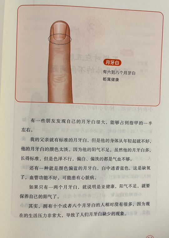 中医：看月牙识健康