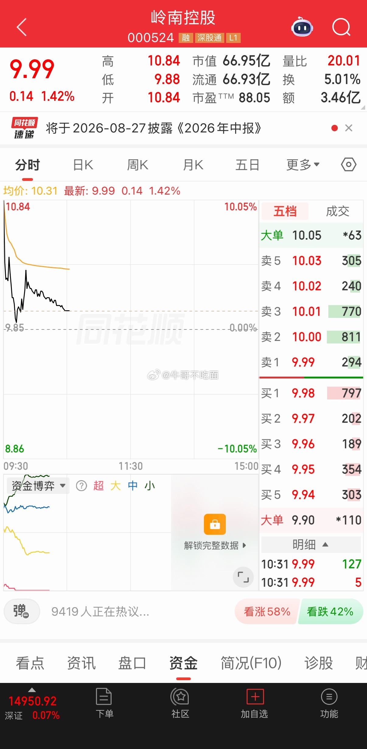 关注 