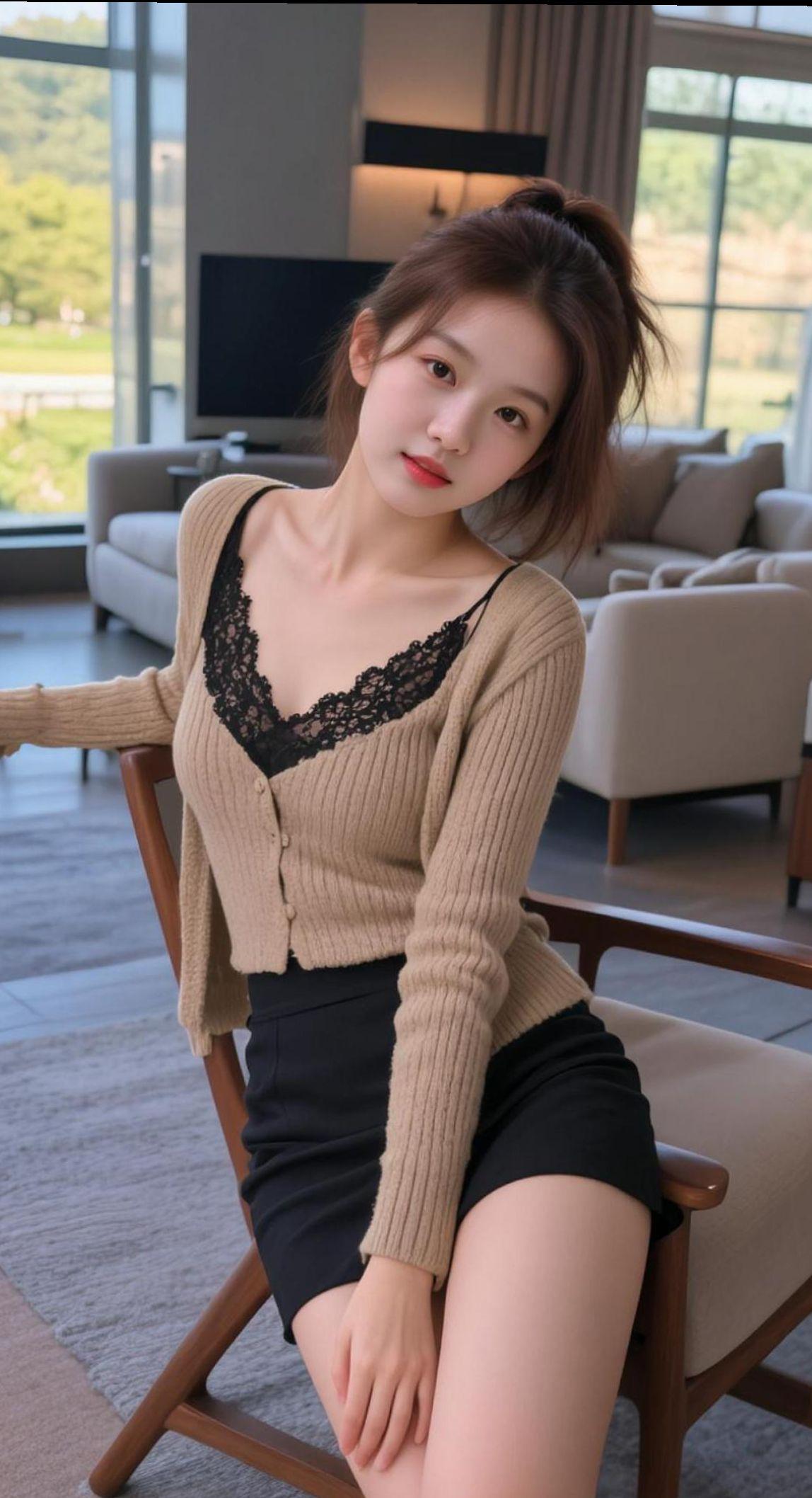 居家休闲照 抖音ai创作