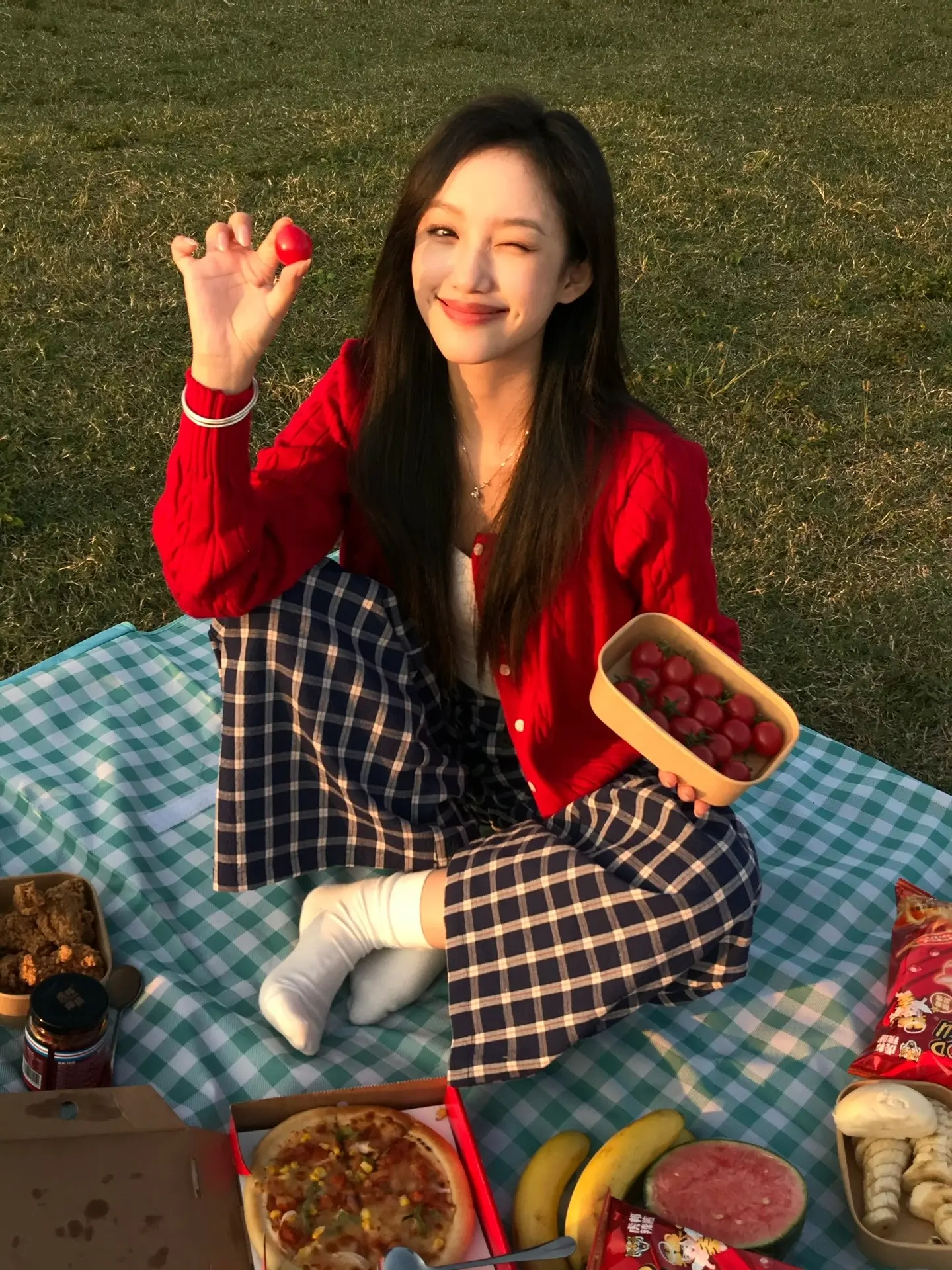 周末和喜欢的人去野餐呗✨。