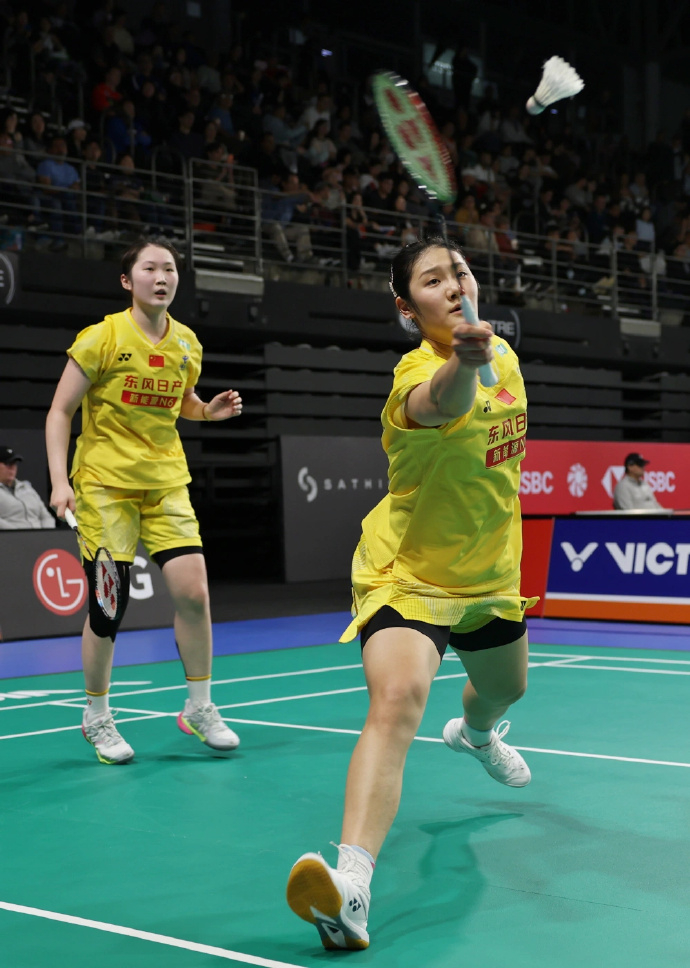 2026年羽毛球韩国大师赛 罗意/王汀戈🇨🇳 14-21、21-16、21-