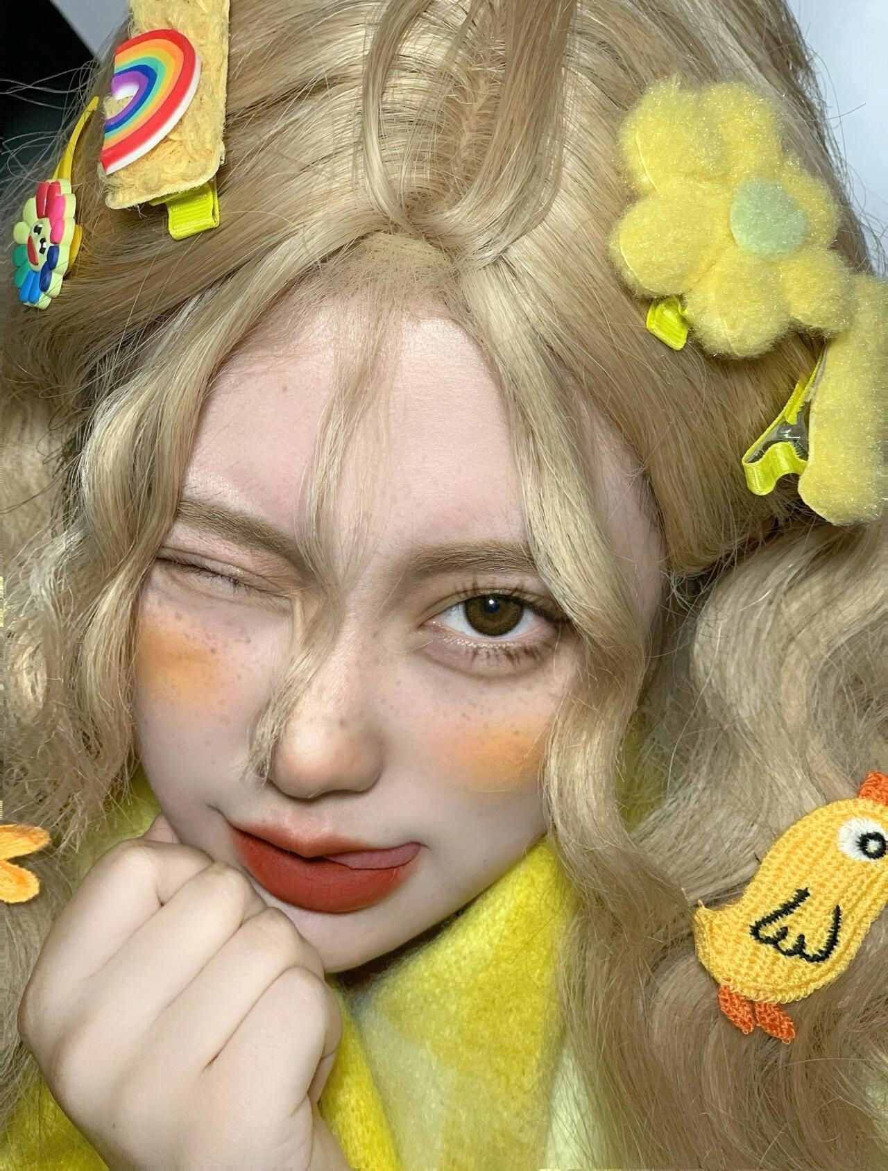 黄色系女头｜女生头像｜抱歉我生来便如此明媚耀眼🌼 