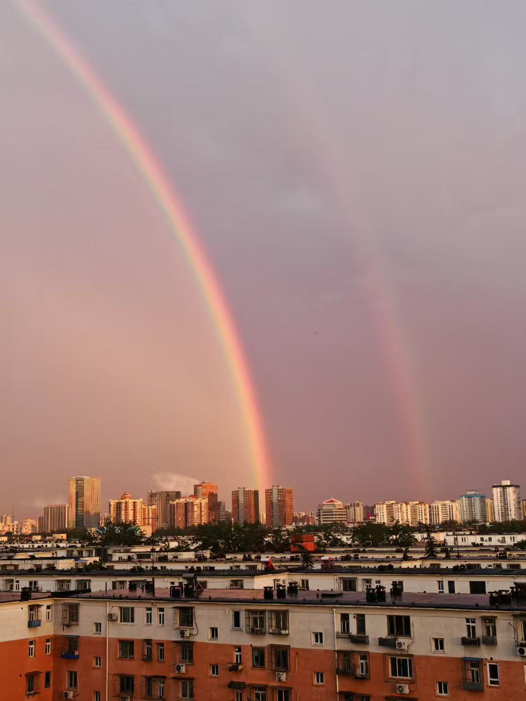 北京今天的夕阳真是太金了吧！！！整个城市都是金色的[捂嘴哭][捂嘴哭][捂嘴哭]