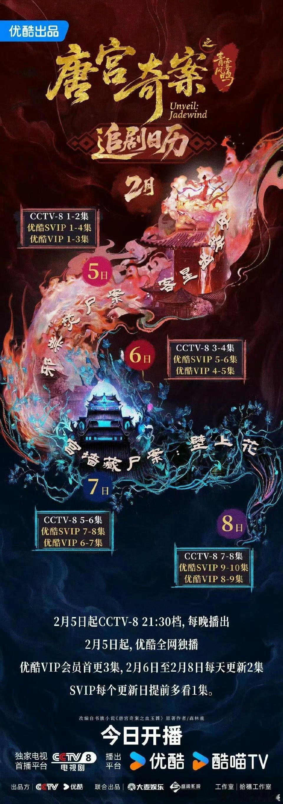 唐宫奇案之青雾风鸣 我的评分：尹涛 唐宫奇案 👖质感神剧已开播！尹涛深耕古装悬