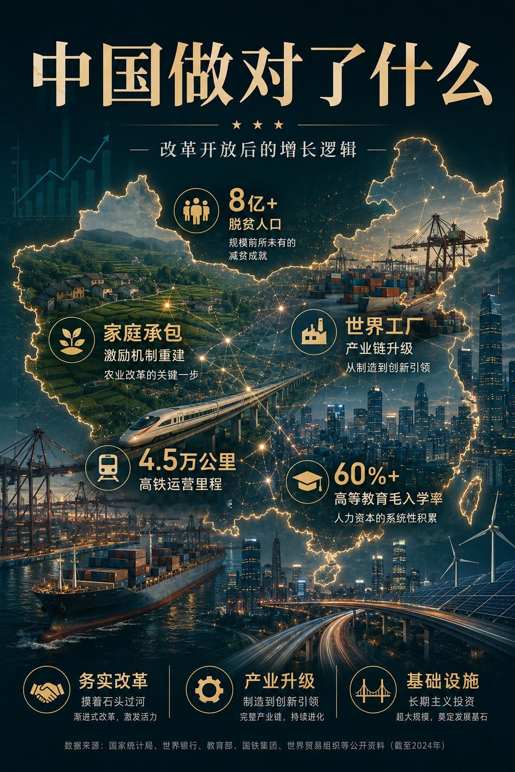 改革开放以来，中国做对了什么？Claude对此解答：这是一个需要诚实面对历史成就