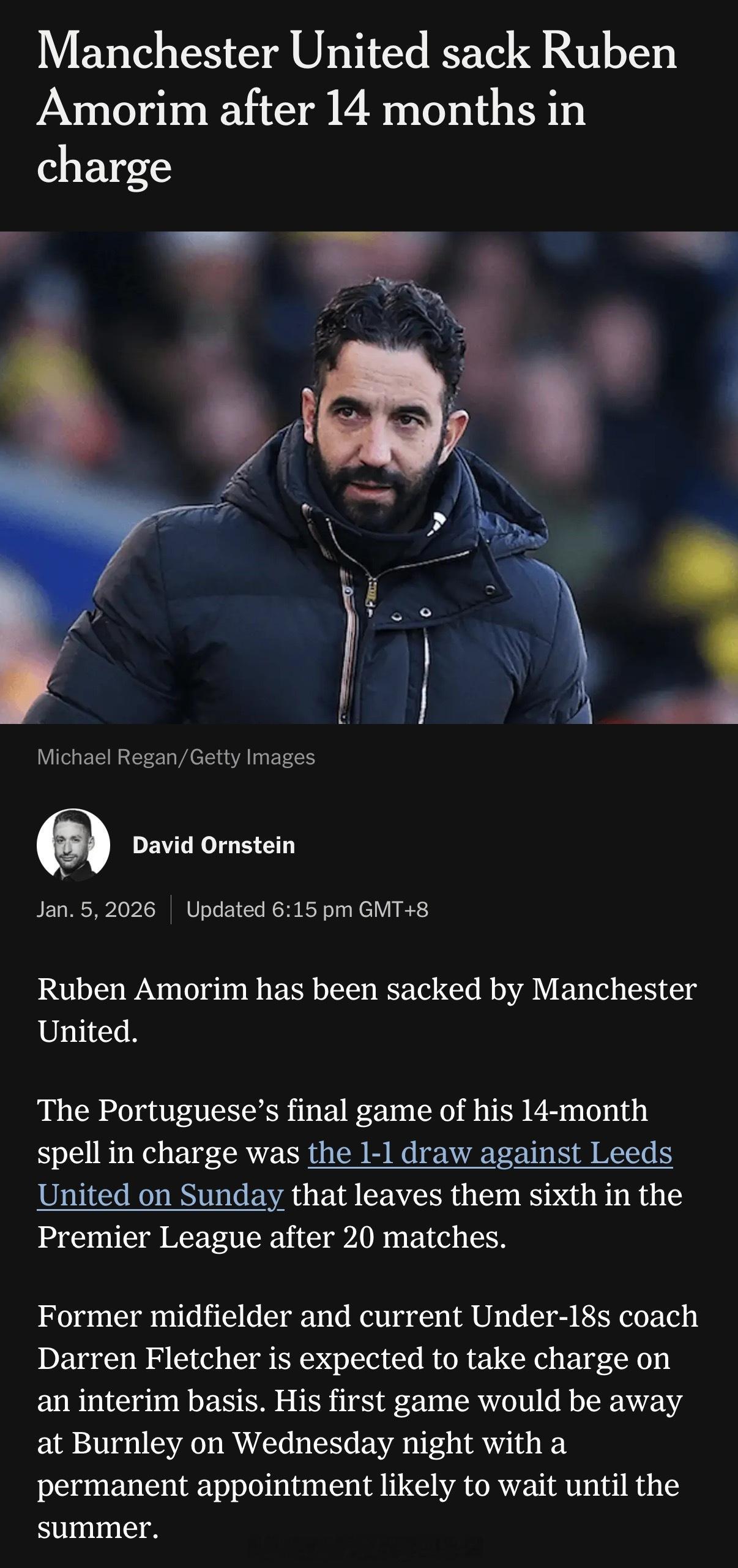 David Ornstein在TA的详细报道里还有一处信息增量：曼联可能要到夏天