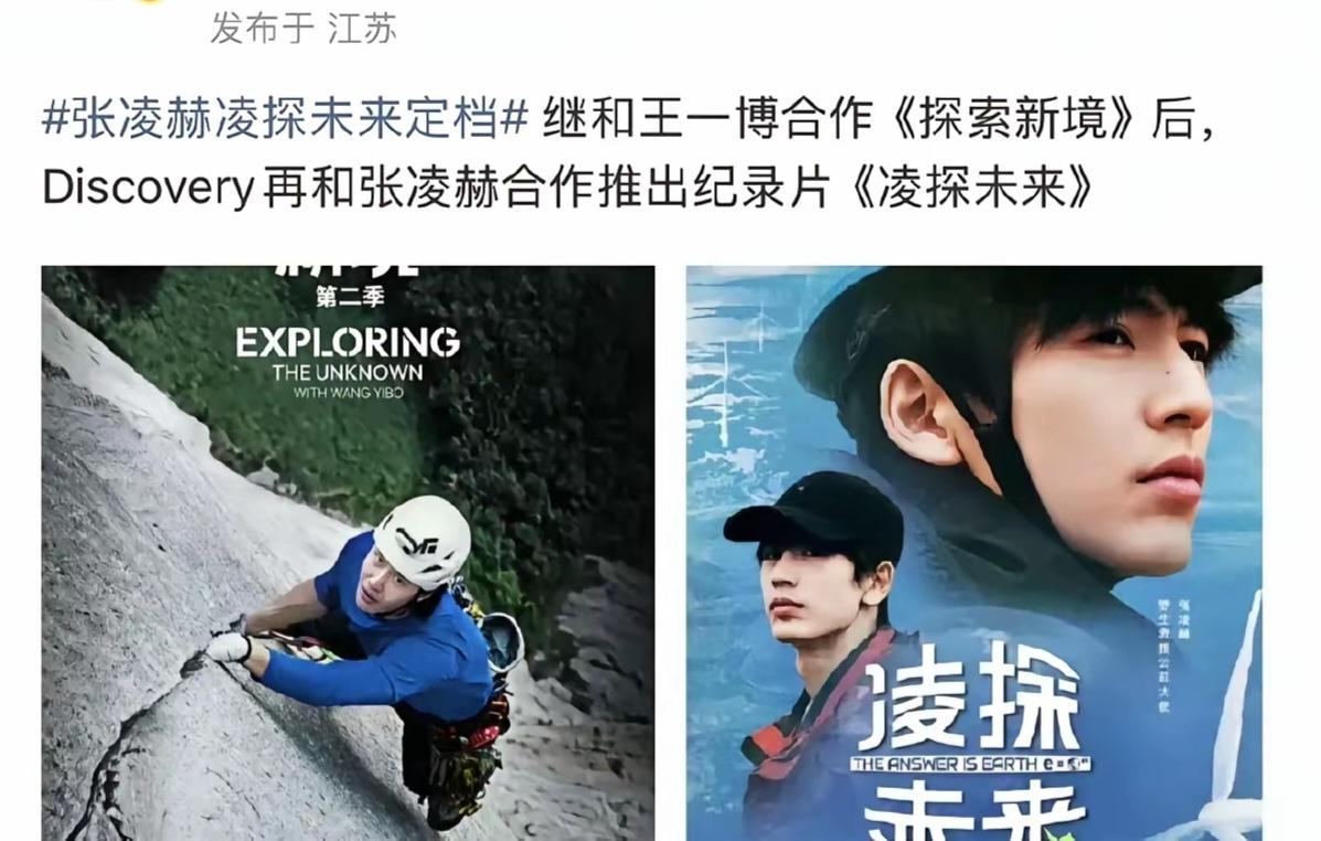 同样是纪录片，再配上这名字，很难不怀疑，张凌赫这是在碰瓷王一博。

其实，如果了